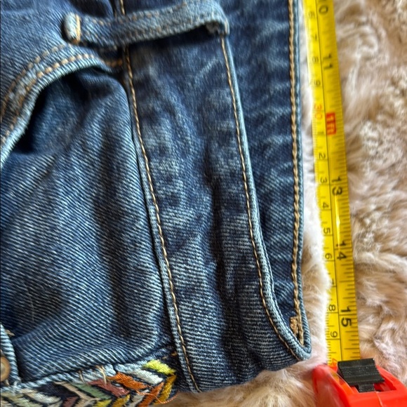 Knox Rose Blue Jeans with Colorful Side Stripes size 8 - Picture 10 of 10